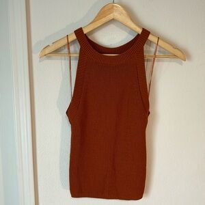 Knitted halter